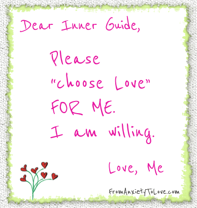 Choose for love for me - A Course in Miracles