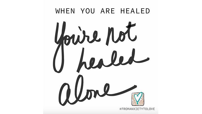 When you are healed you are not healed alone - A Course in Miracles